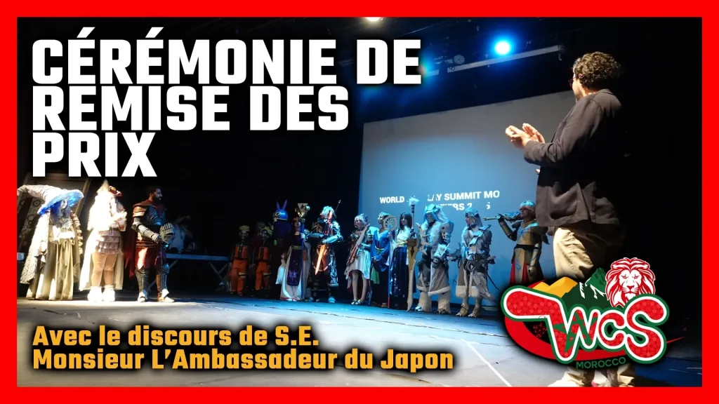 Cérémonie de remise des prix de la WCS Morocco 2025