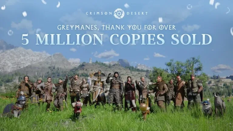Crimson Desert : 5 millions d’exemplaires vendus en un mois