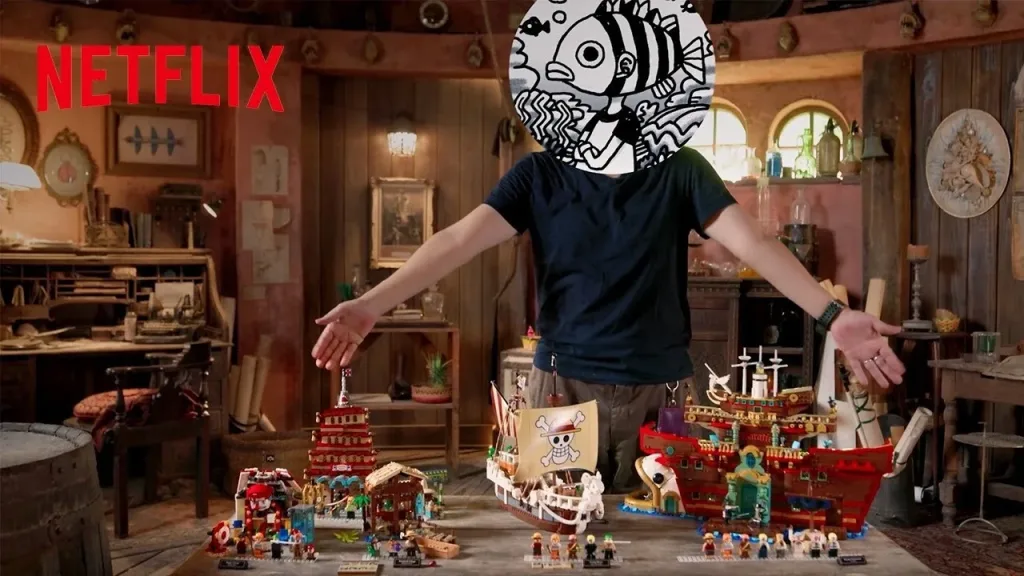 Oda découvre les Lego One Piece pour la première fois