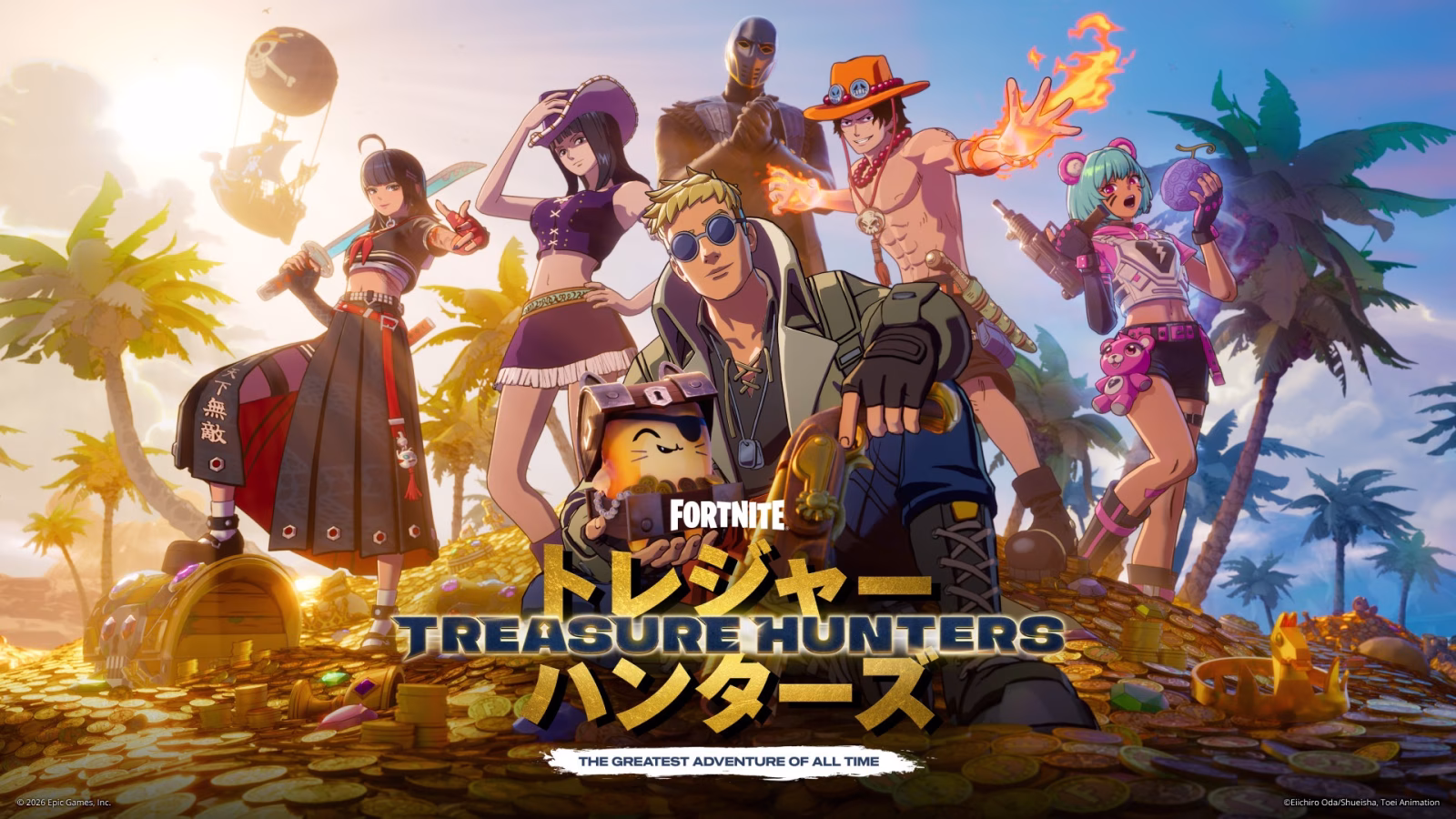 Fortnite x One Piece: Straw Hat Pirates Arrive November 1