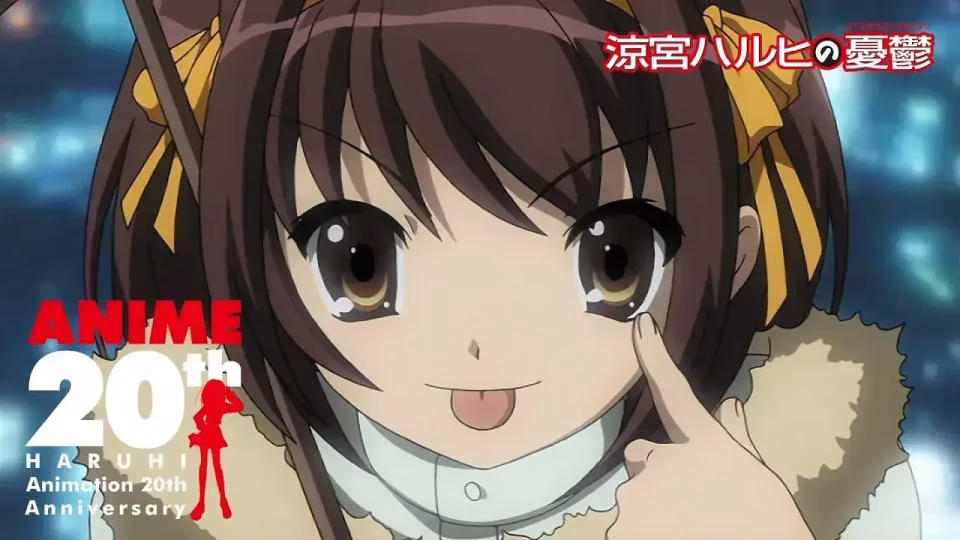 Haruhi Suzumiya Blows Out 20 Candles